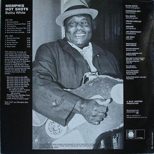 Bukka White : Memphis Hot Shots (LP, Album)