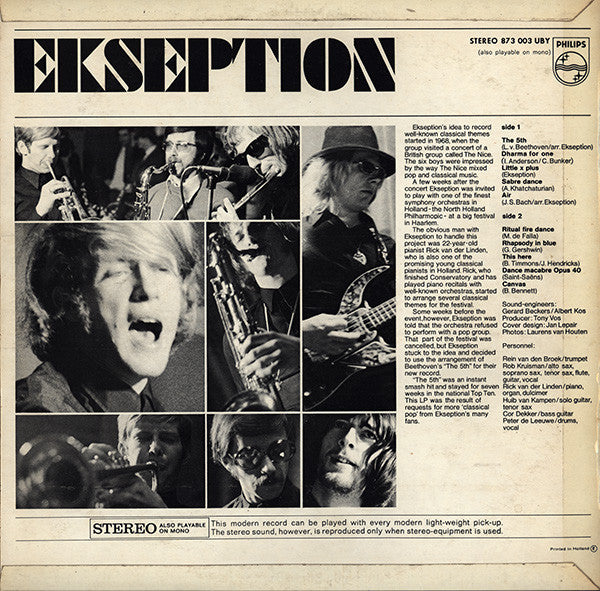 Ekseption : Ekseption (LP, Album, Fli)