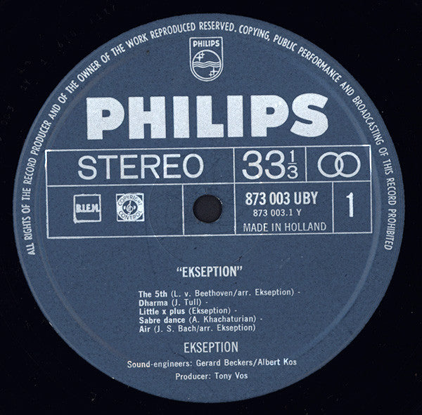 Ekseption : Ekseption (LP, Album, Fli)
