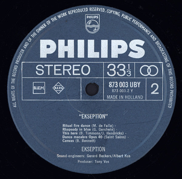 Ekseption : Ekseption (LP, Album, Fli)
