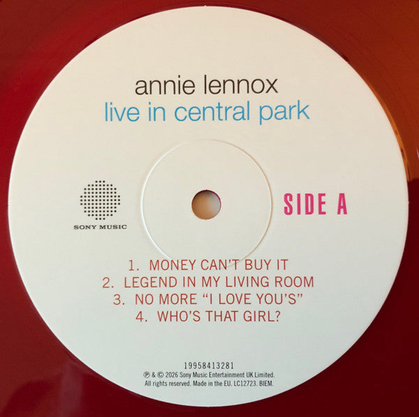 Annie Lennox : Live In Central Park (LP,Album,Record Store Day)