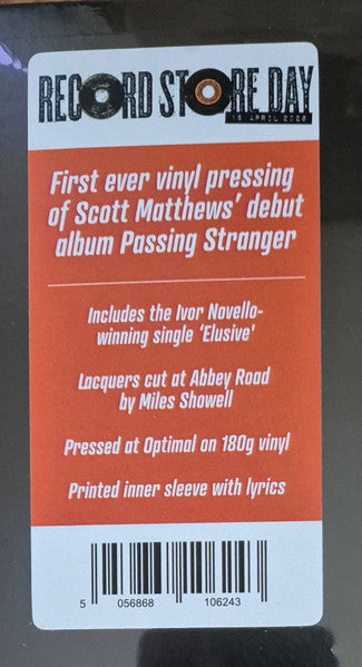 Scott Matthews : Passing Stranger (LP, Album, Rec)