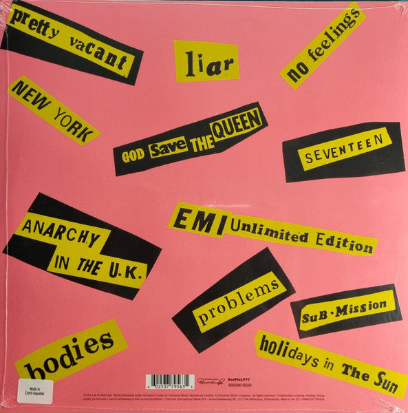 Sex Pistols : Never Mind The Bollocks Here's The Sex Pistols (LP, Album, RE)