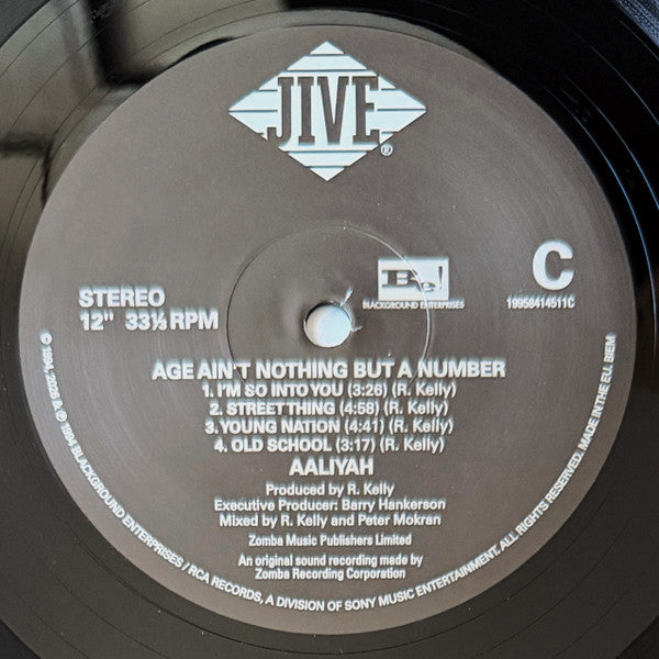Aaliyah : Age Ain't Nothing But A Number (2xLP, Album, RE)