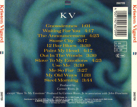 Kristen Vigard - Kristen Vigard (CD, Album) - De Platen Aap – Vinylwinkel in Brielle & online webshop voor muziekliefhebbers