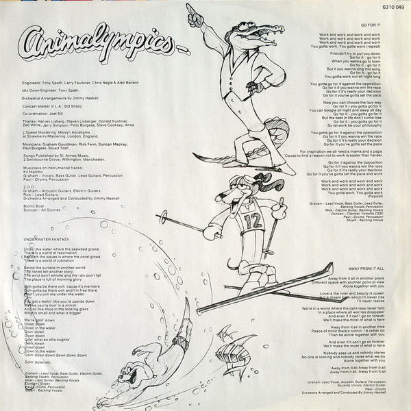 Graham Gouldman : Animalympics (LP, Album)