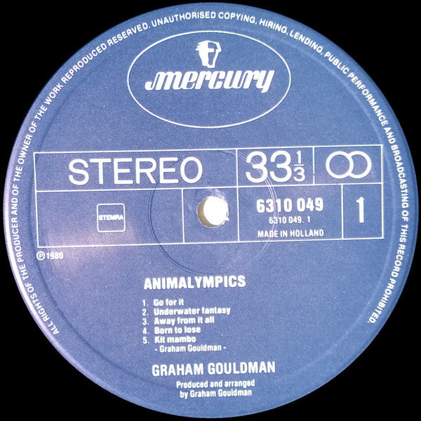 Graham Gouldman : Animalympics (LP, Album)