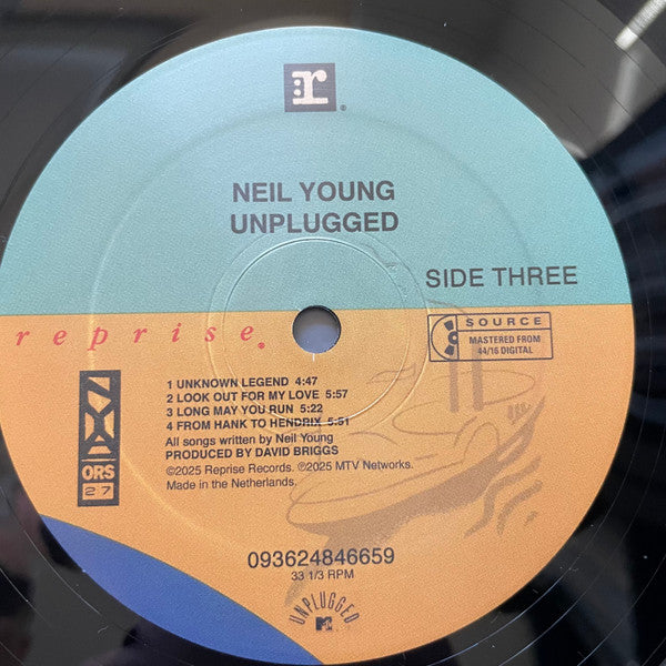 Neil Young : Unplugged (LP, Album, RE + LP, S/Sided, Album, Etch, RE)