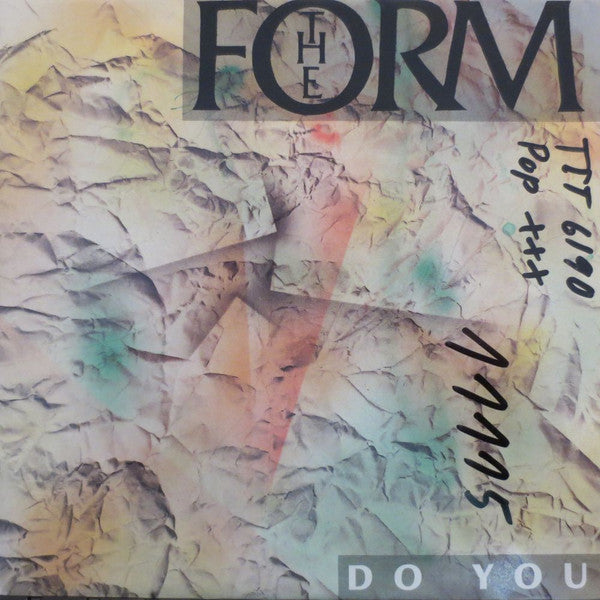 The Form - Do You (7") - De Platen Aap – Vinylwinkel in Brielle & online webshop voor muziekliefhebbers