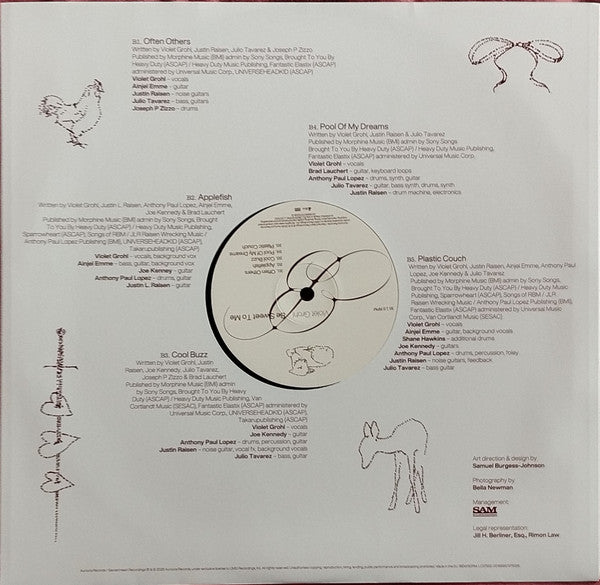 Violet Grohl : Be Sweet To Me (LP, Album, Blu)