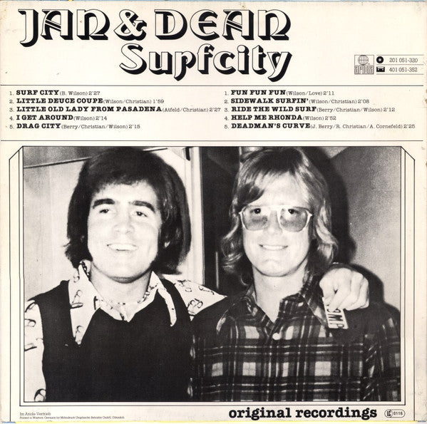 Jan & Dean : Surf City (LP, Album, Re-)
