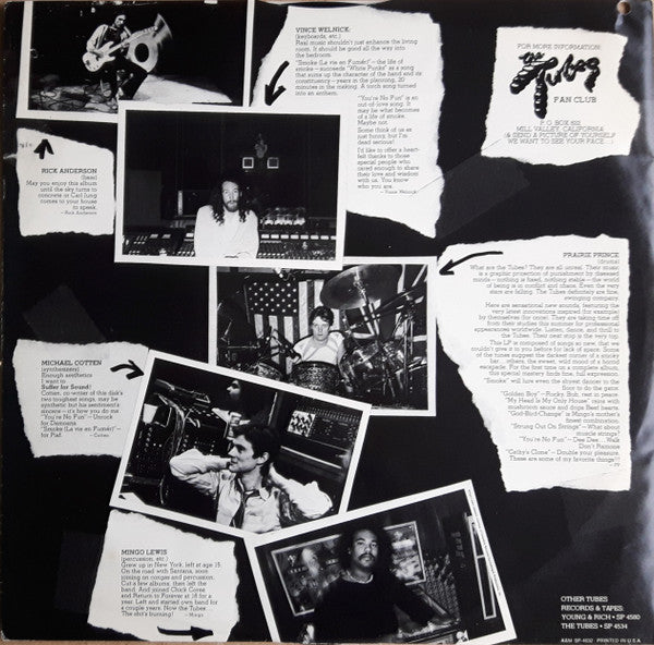 The Tubes : Now (LP, Album, Promo)