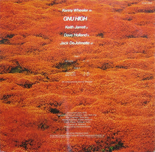 Kenny Wheeler : Gnu High (LP,Album)