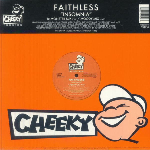 Faithless : Insomnia (12", Single, Ltd, RE, Ora)