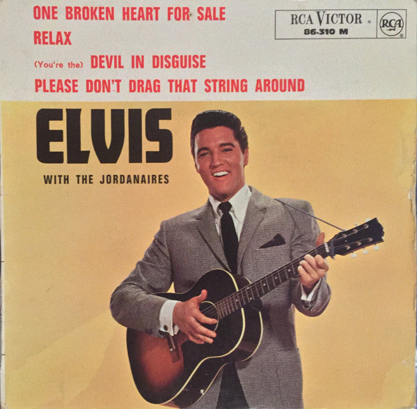Elvis* With The Jordanaires : One Broken Heart For Sale (7", EP, Mono)