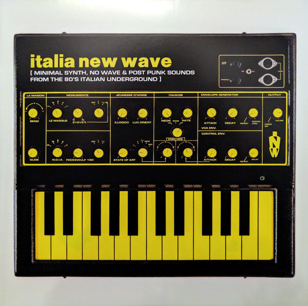 Various : Italia New Wave [Minimal Synth, No Wave & Post Punk Sounds From The 80's Italian Underground] (LP,Compilation,Stereo)