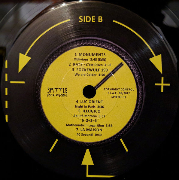 Various : Italia New Wave [Minimal Synth, No Wave & Post Punk Sounds From The 80's Italian Underground] (LP,Compilation,Stereo)
