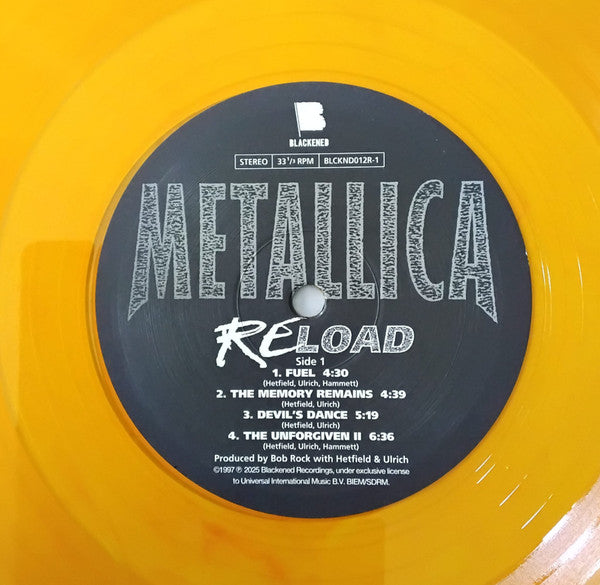 Metallica : Reload (2xLP, Album, Ltd, RE, RM, Yel)