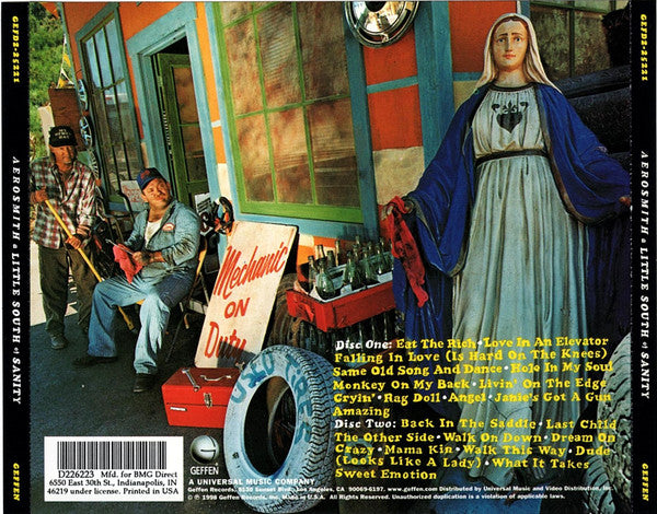 Aerosmith : A Little South Of Sanity (2xCD, Album, Club)
