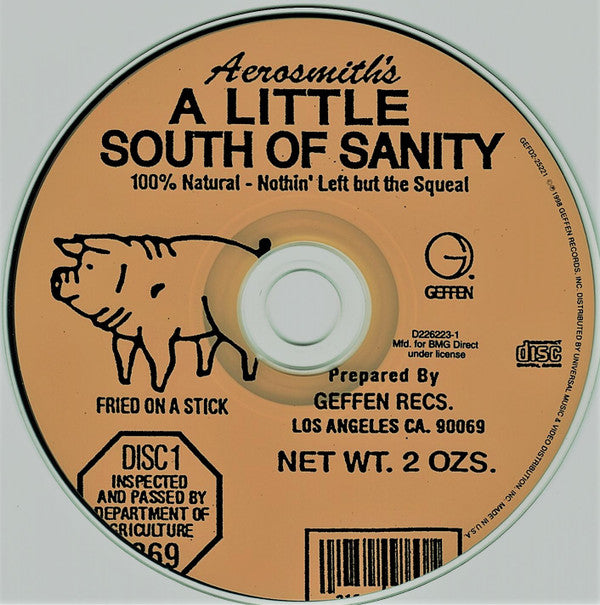 Aerosmith : A Little South Of Sanity (2xCD, Album, Club)