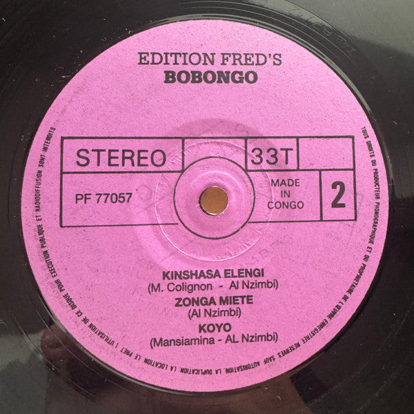 Bobongo Stars : Bobongo (LP, Album)