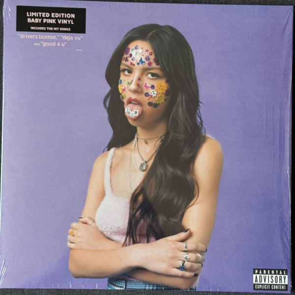 Olivia Rodrigo : Sour (LP, Album, Ltd, RE, RP, Pin)