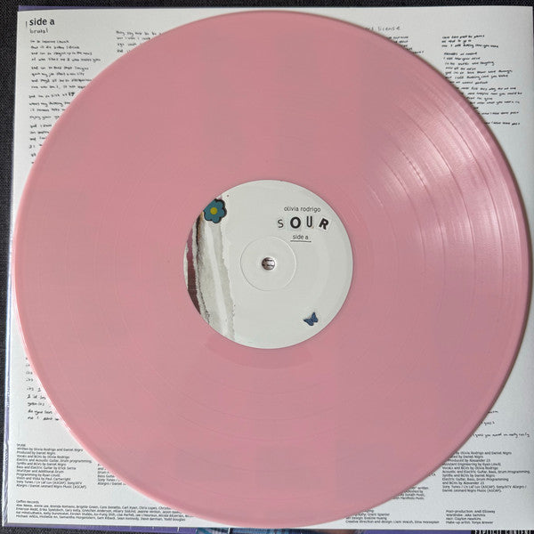 Olivia Rodrigo : Sour (LP, Album, Ltd, RE, RP, Pin)