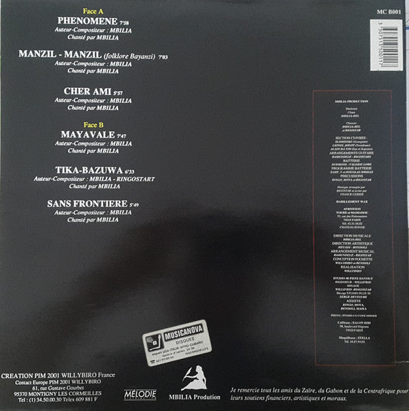La Reine Cléophâtre Mbilia Bel* : Phénomene (LP, Gat)
