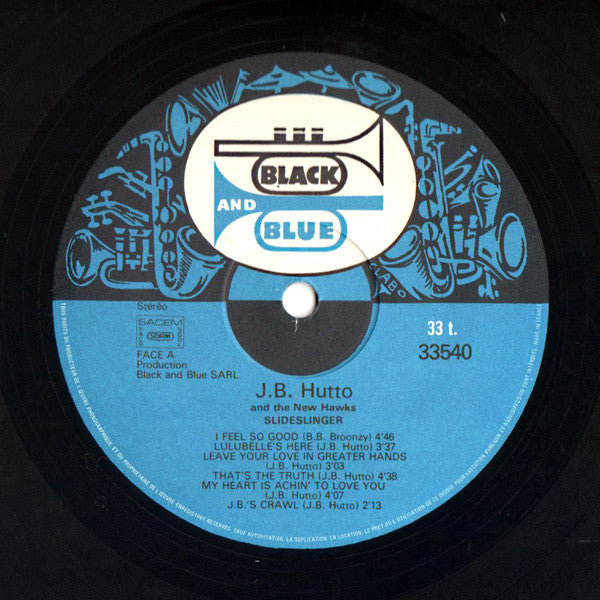 J.B. Hutto & The New Hawks : Slideslinger (LP, Album)