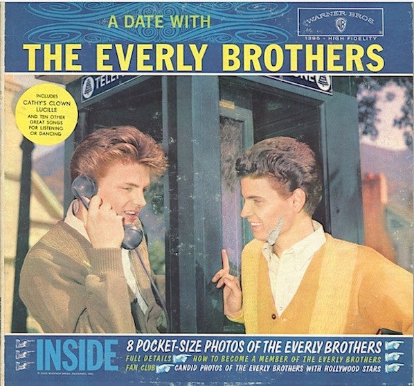 The Everly Brothers* : A Date With The Everly Brothers (LP, Album, Mono)