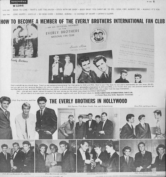 The Everly Brothers* : A Date With The Everly Brothers (LP, Album, Mono)