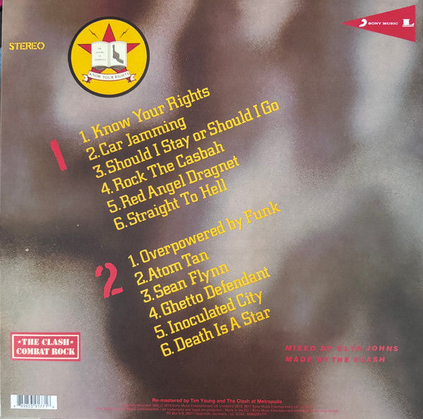 The Clash : Combat Rock (LP, Album, RE, RM, 180)
