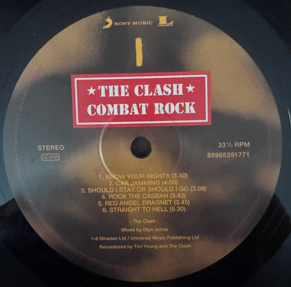 The Clash : Combat Rock (LP, Album, RE, RM, 180)