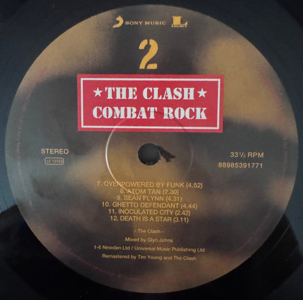 The Clash : Combat Rock (LP, Album, RE, RM, 180)