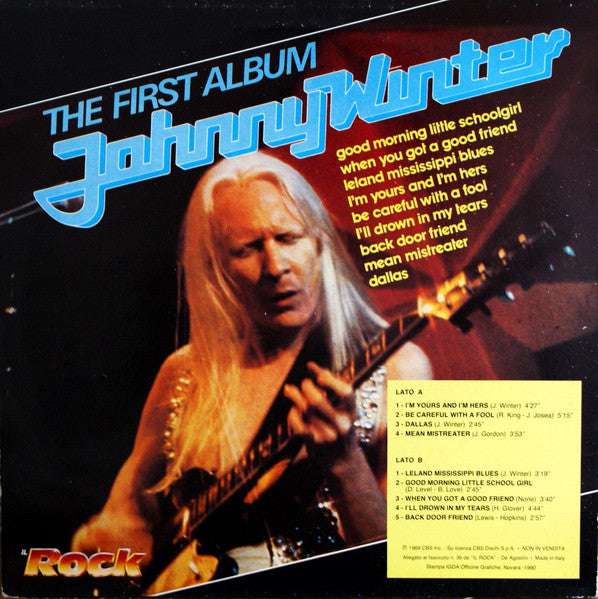 Johnny Winter : The First Album (LP, Album, RE)