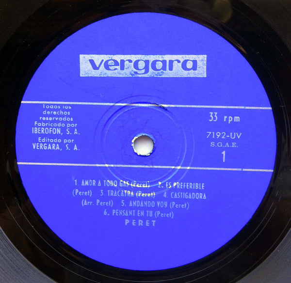 Peret : Canta Para El Cine (LP, Comp)