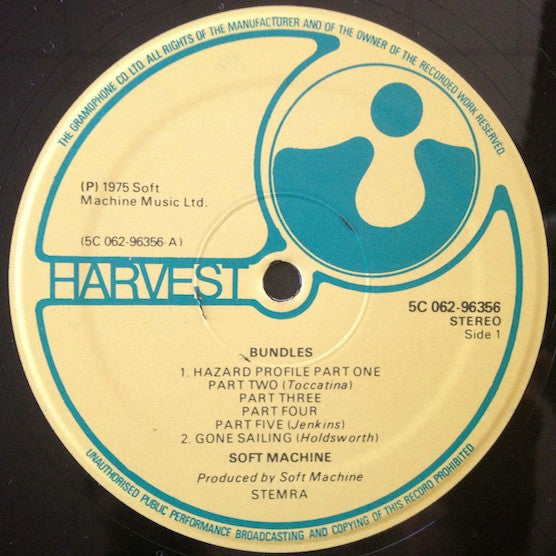 Soft Machine : Bundles (LP, Album)