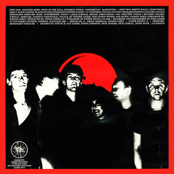 Poison Girls : Chappaquiddick Bridge (LP, Album + Flexi, 7", S/Sided)