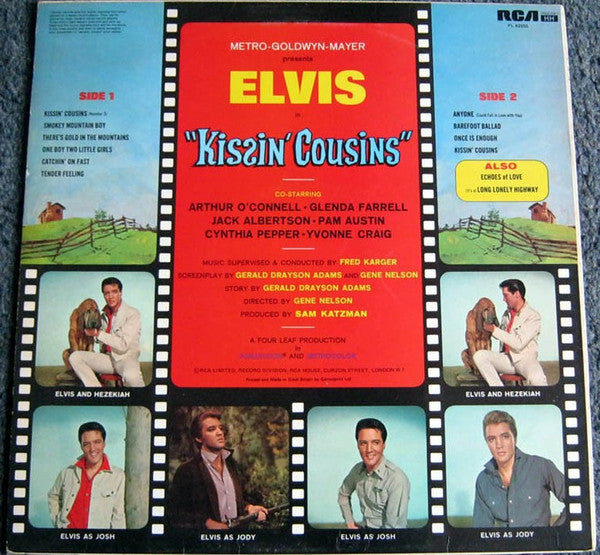 Elvis Presley : Kissin' Cousins (LP, Album, RE)