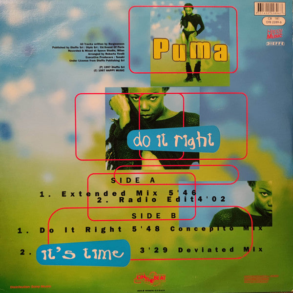 Puma (4) : Do It Right (12", Maxi)