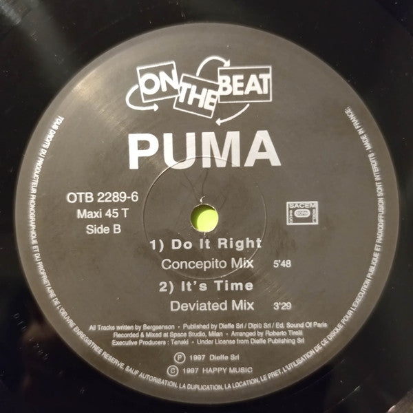 Puma (4) : Do It Right (12", Maxi)
