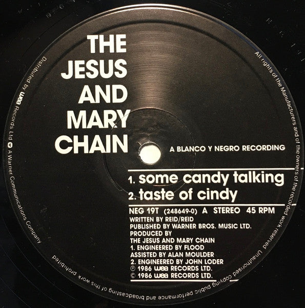 The Jesus And Mary Chain : Some Candy Talking E.P. (12", EP)