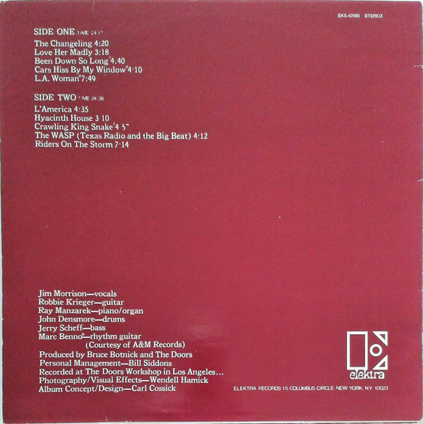 The Doors - L.A. Woman (LP, Album, RE) - De Platen Aap – Vinylwinkel in Brielle & online webshop voor muziekliefhebbers