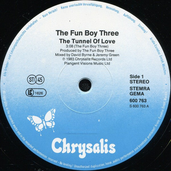 Fun Boy Three : The Tunnel Of Love (12")