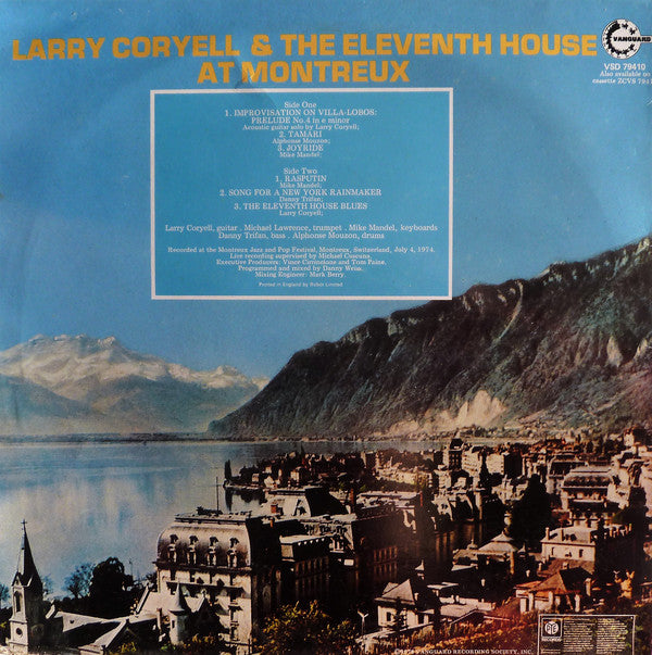 Larry Coryell & The Eleventh House : At Montreux (LP, Album)