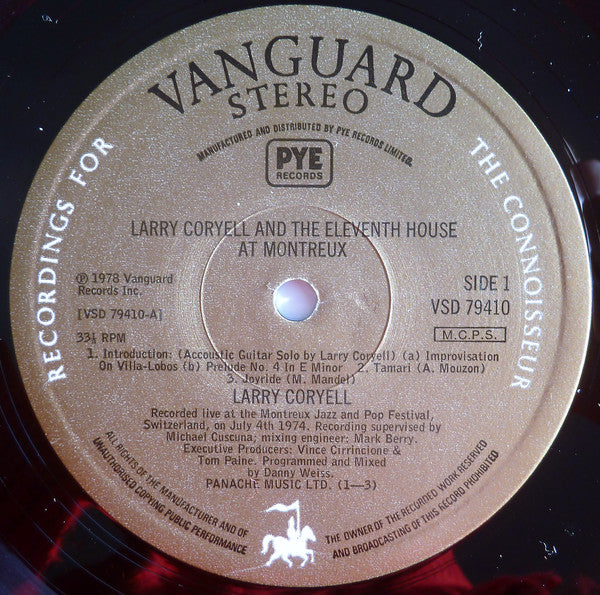 Larry Coryell & The Eleventh House : At Montreux (LP, Album)