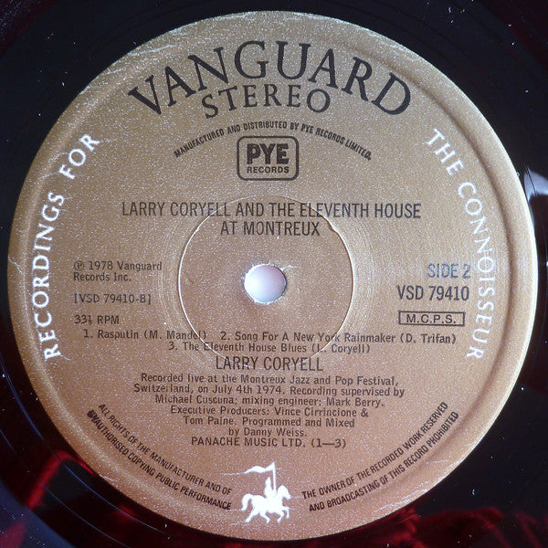 Larry Coryell & The Eleventh House : At Montreux (LP, Album)