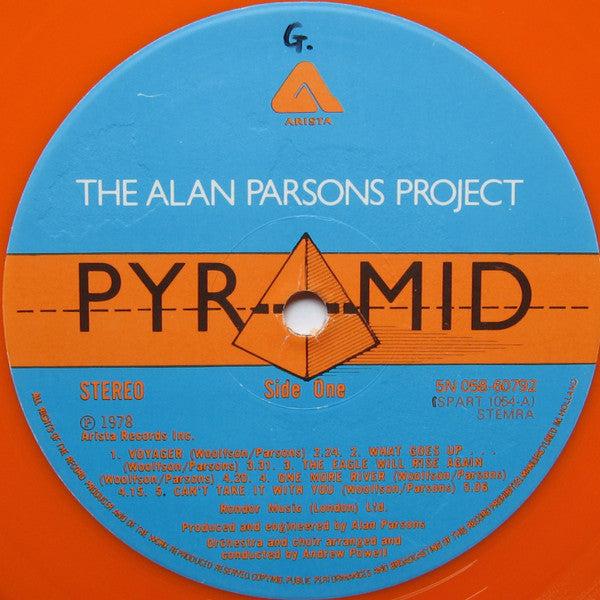 The Alan Parsons Project : Pyramid (LP, Album, Ltd, Ora)