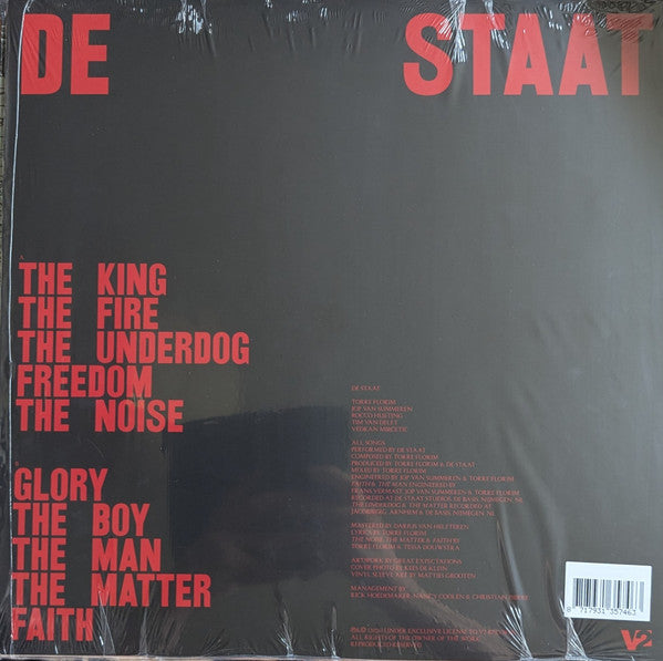 De Staat : DE STAAT (LP, Album, Red)