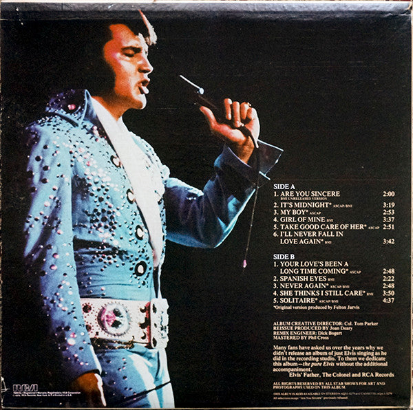 Elvis Presley : Our Memories Of Elvis (LP, Album)